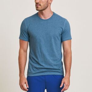 John Varvatos Star USA Blue Cotton Crew Neck T Shirt Tee Top   Mens Size XL